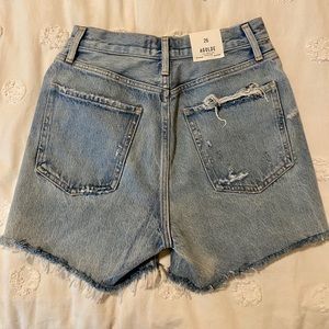 AGOLDE dee super high rise shorts